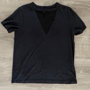 V cut neck top